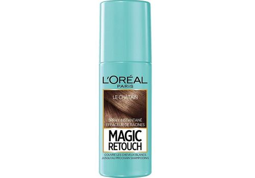 L'OREAL MAGIC RETOUCH SPRAY INSTANTANÉ CHÂTAIN EFFACEUR DE RACINES 75ML au meilleur prix au Maroc