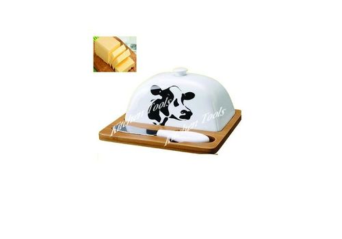 Set Petit Déjeuner : Beurrier+ Salière et poivrier en forme d’œufs. au meilleur prix au Maroc