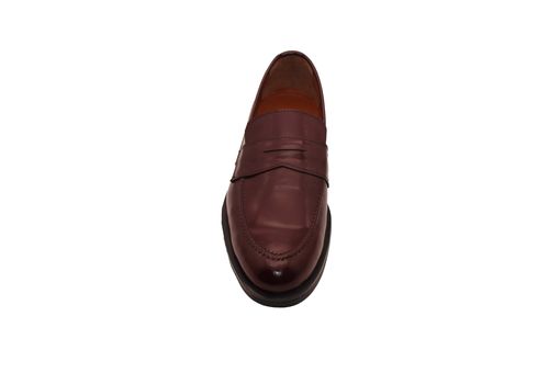 Gentleman Penny loafers Cuir Bordeau démasquable - 526 au meilleur prix au Maroc