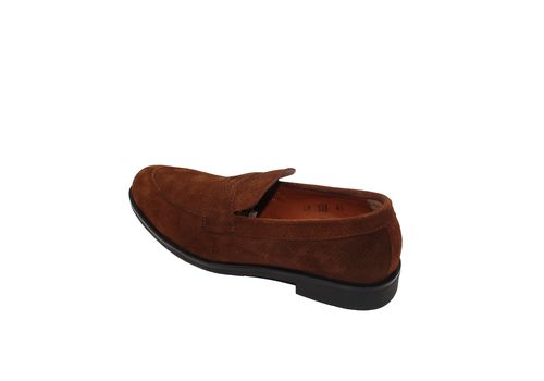Gentleman Penny loafers Daim Marron perce - 526 au meilleur prix au Maroc