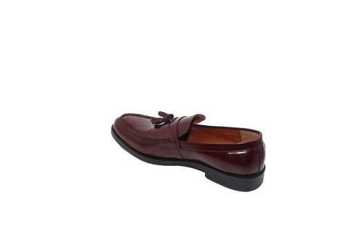 Eleganza Tassel loafers Cuir Bordeau Démasquable - 523 au meilleur prix au Maroc