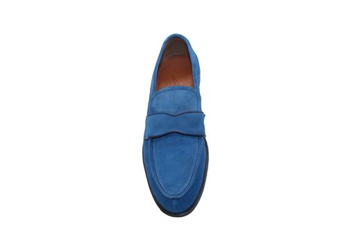 Montechristo penny loafers Cuir Bleu petrol - 528 au meilleur prix au Maroc