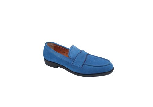 Montechristo penny loafers Cuir Bleu petrol - 528 au meilleur prix au Maroc