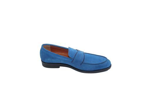Montechristo penny loafers Cuir Bleu petrol - 528 au meilleur prix au Maroc