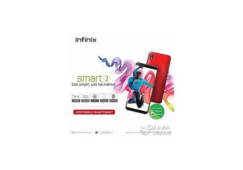 INFINIX SMART2 ROUGE au meilleur prix au Maroc