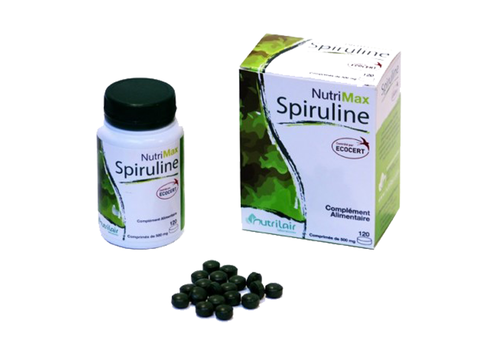 SPIRULINE BIO NUTRIMAX 120 comprimés au meilleur prix au Maroc