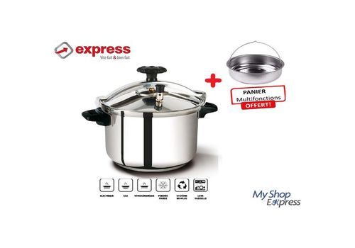 ORIGINAL COCOTTE MINUTE 6L EN INOX BY EXPRESS au meilleur prix au Maroc