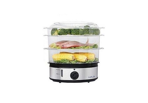 CUISEUR VAPEUR ELECTRIQUE 3 ETAGES - 800W LOOK-IN au meilleur prix au Maroc