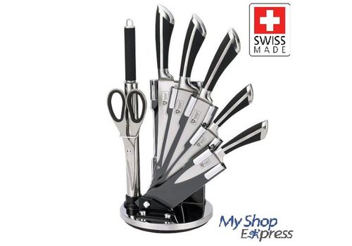 Set de couteaux Stainless Steel - 360° -  8 pièces au meilleur prix au Maroc