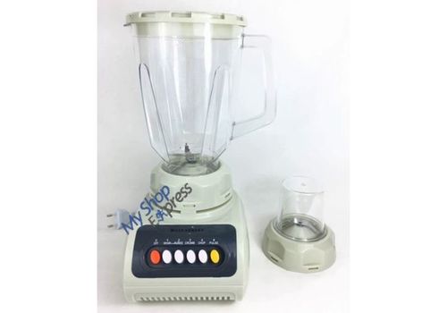 AWMAMA MIXEUR BLENDER  2 EN 1 SMOOTHIE MAKER 1.5 L + MOULIN CAFE ET EPICES BLANC au meilleur prix au Maroc