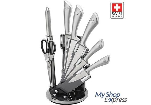 SET DE COUTEAUX STAINLESS STEEL - 8 PIECES au meilleur prix au Maroc