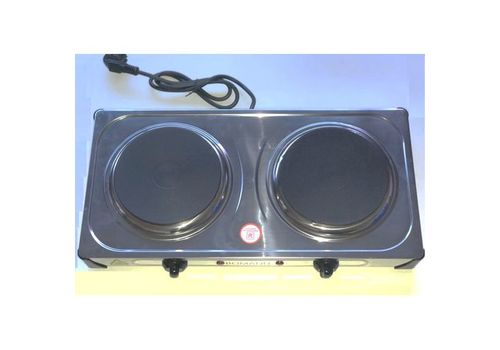 PLAQUE DE CUISSON ELECTRIQUE DOUBLE 2000W INOX BOMANN GERMANY au meilleur prix au Maroc