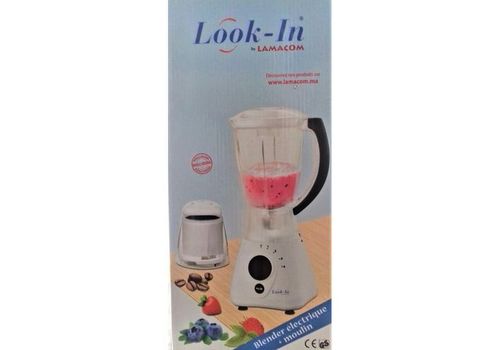 BLENDER ELECTRIQUE + MOULIN AVEC 4 VITESSE LAMACOM au meilleur prix au Maroc
