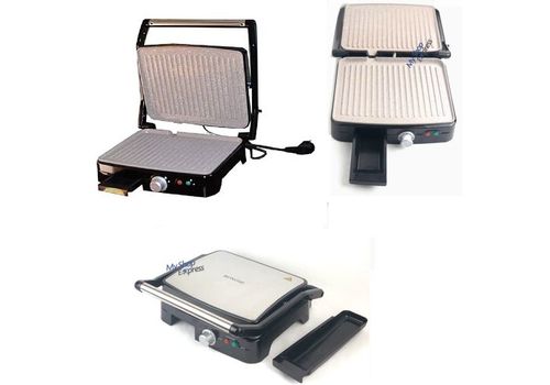 PANINI SANDWICHES MAKER GRANIT 1800W ANTIADHESIVE BARBECUE SANS HUILE SANS BEURRE G-LINESHOPA au meilleur prix au Maroc