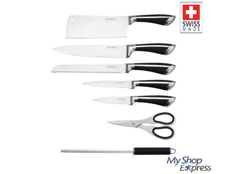 Set de couteaux Stainless Steel - 360° -  8 pièces au meilleur prix au Maroc