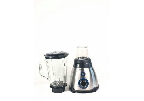 MIXEUR BLENDER BOL EN VERRE AVEC BOUTTON ICE CRUSH + MOULIN EPICES + 2 PIECES DE RECHANGES au meilleur prix au Maroc