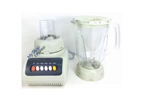 AWMAMA MIXEUR BLENDER  2 EN 1 SMOOTHIE MAKER 1.5 L + MOULIN CAFE ET EPICES BLANC au meilleur prix au Maroc
