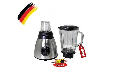 PACK BOMANN BLENDER BOL EN VERRE + MOULIN EPICES 700W - 1.5L+ PRESSE AGRUMES  ELECTRIQUE 40W + 2 PIECES DE RECHANGES GRATUIT au meilleur prix au Maroc