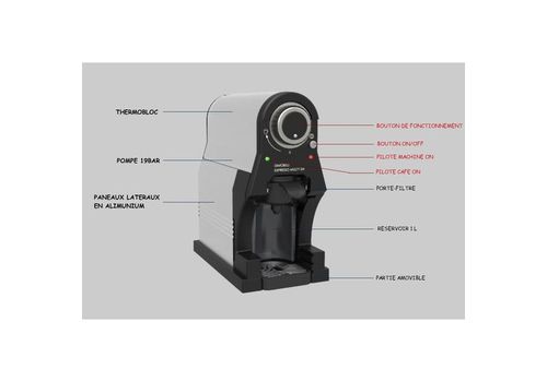 MACHINE CAFETIERE A EXPRESSO 4 EN 1 + 10 CAPSULES GRATUIT au meilleur prix au Maroc