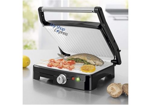 PANINI GRILL TURBO GRANIT 1800W ANTIADHESIVE BARBECUE SANS HUILE SANS BEURRE au meilleur prix au Maroc