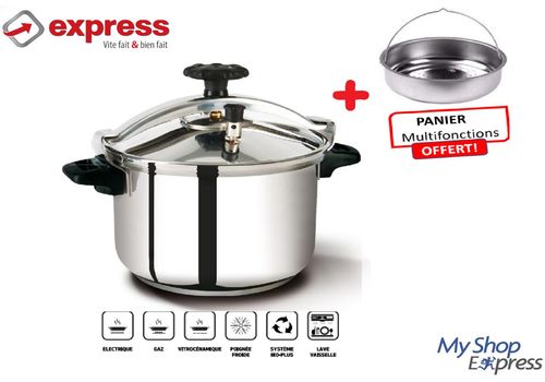ORIGINAL COCOTTE MINUTE 4.5L EN INOX BY EXPRESS au meilleur prix au Maroc