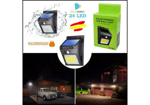 LED lampe Solaire d’extérieur avec détecteur de mouvement au meilleur prix au Maroc