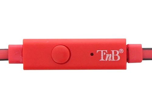 TNB BE COLOR - Ecouteurs intra-auriculaires + MIC - rouge/noir au meilleur prix au Maroc