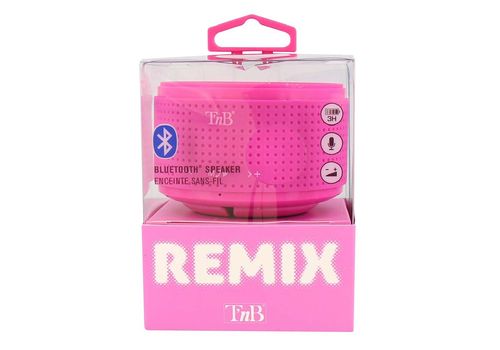 TNB REMIX - Enceinte Bluetooth mono 3W+ micro & cable auxiliaire - ROSE au meilleur prix au Maroc