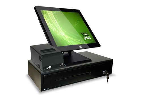 TERMINAL TPV TOUCH 10POS PT-15N + TIROIR CAISSE  NOIR au meilleur prix au Maroc