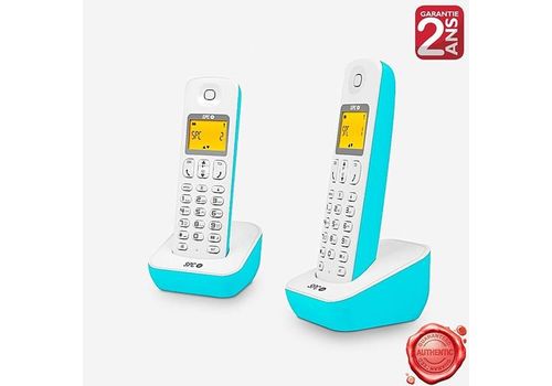 PACK TÉLÉPHONE SANS FIL SPC AIR AQUAMARINE BLEU au meilleur prix au Maroc