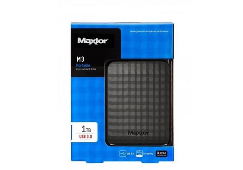 DISQUE DUR EXTERNE PORTABLE 2,5 - 1 TO - USB 3.0 NOIR au meilleur prix au Maroc