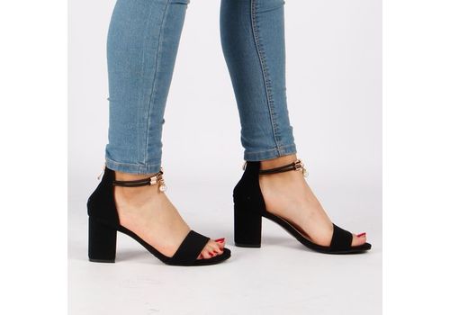 Sandales à talons-NOIR au meilleur prix au Maroc