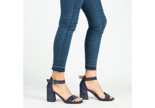 Sandales à talons-BLEU au meilleur prix au Maroc