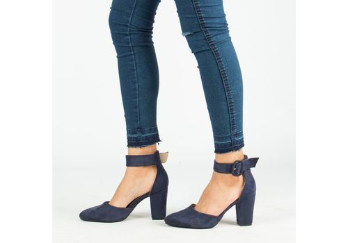 ESCARPINS à Talon -BLEU au meilleur prix au Maroc