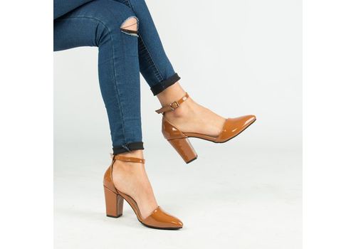 ESCARPINS à Talon TABAC au meilleur prix au Maroc