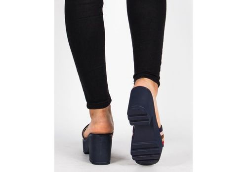 Sandales Plates-BLEU au meilleur prix au Maroc