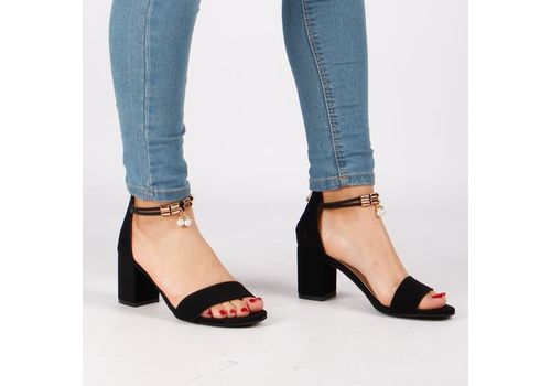 Sandales à talons-NOIR au meilleur prix au Maroc