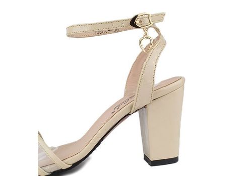 Sandales à talons BEIGE au meilleur prix au Maroc