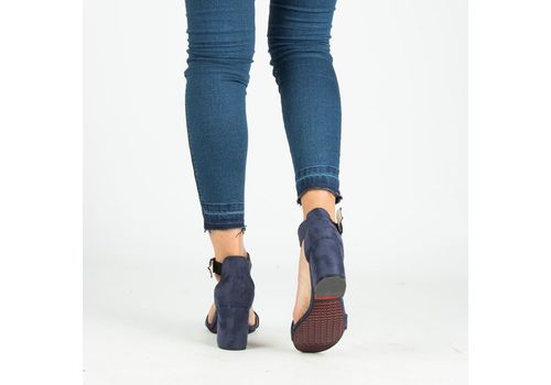 Sandales à talons-BLEU au meilleur prix au Maroc