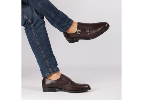 CHAUSSURES DE VILLE -Marron au meilleur prix au Maroc