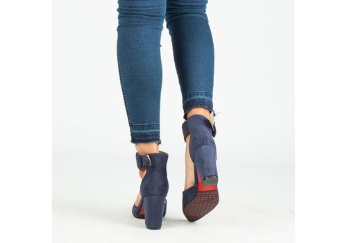 ESCARPINS à Talon -BLEU au meilleur prix au Maroc