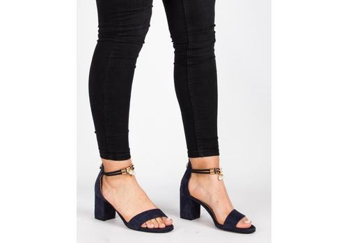 Sandales à talons-BLEU au meilleur prix au Maroc