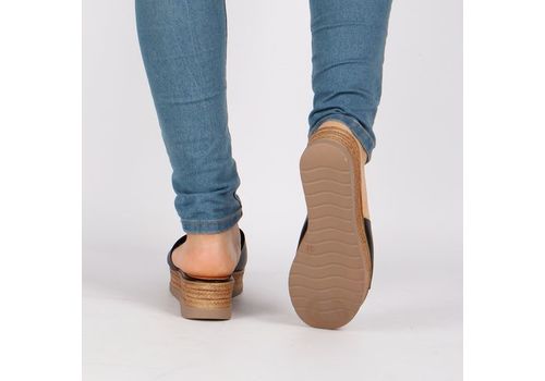 Sandales Plates-NOIR au meilleur prix au Maroc