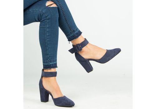 ESCARPINS à Talon -BLEU au meilleur prix au Maroc