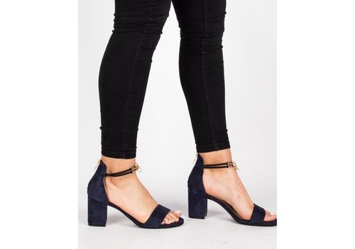 Sandales à talons-BLEU au meilleur prix au Maroc