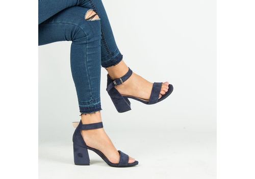 Sandales à talons-BLEU au meilleur prix au Maroc