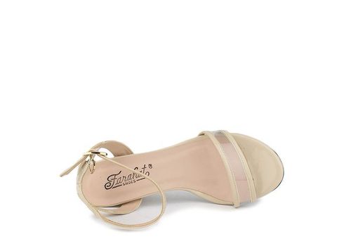 Sandales à talons BEIGE au meilleur prix au Maroc