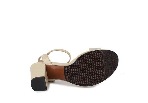 Sandales à talons BEIGE au meilleur prix au Maroc