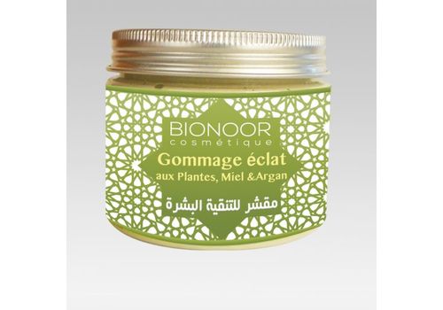 Bionoor gommage aux plantes,miel,argan au meilleur prix au Maroc