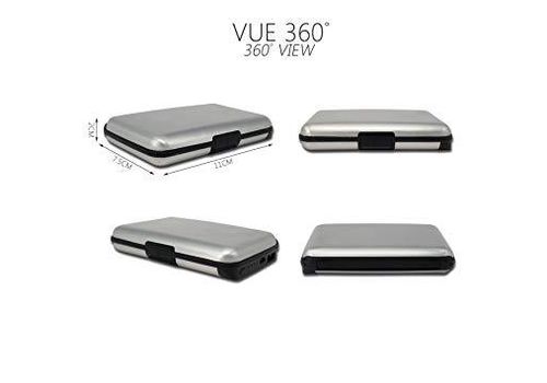 PORTEFEUILLE ALUMINIUM AVEC CHARGEUR | CHARGEUR - POWER BANK 2000 MAH |2 EN 1 | ORGANISATEUR DE CARTES ET CHARGEUR TELEPHONE au meilleur prix au Maroc